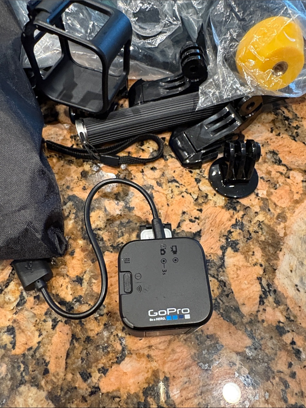 GoPro Accessories Bundle with Black Remote and a variety of accessories!